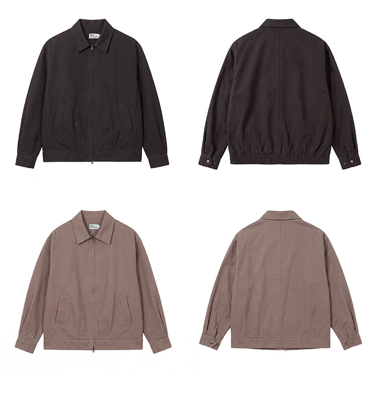 BUTTBILL Relaxed Cotton Twill Jacket