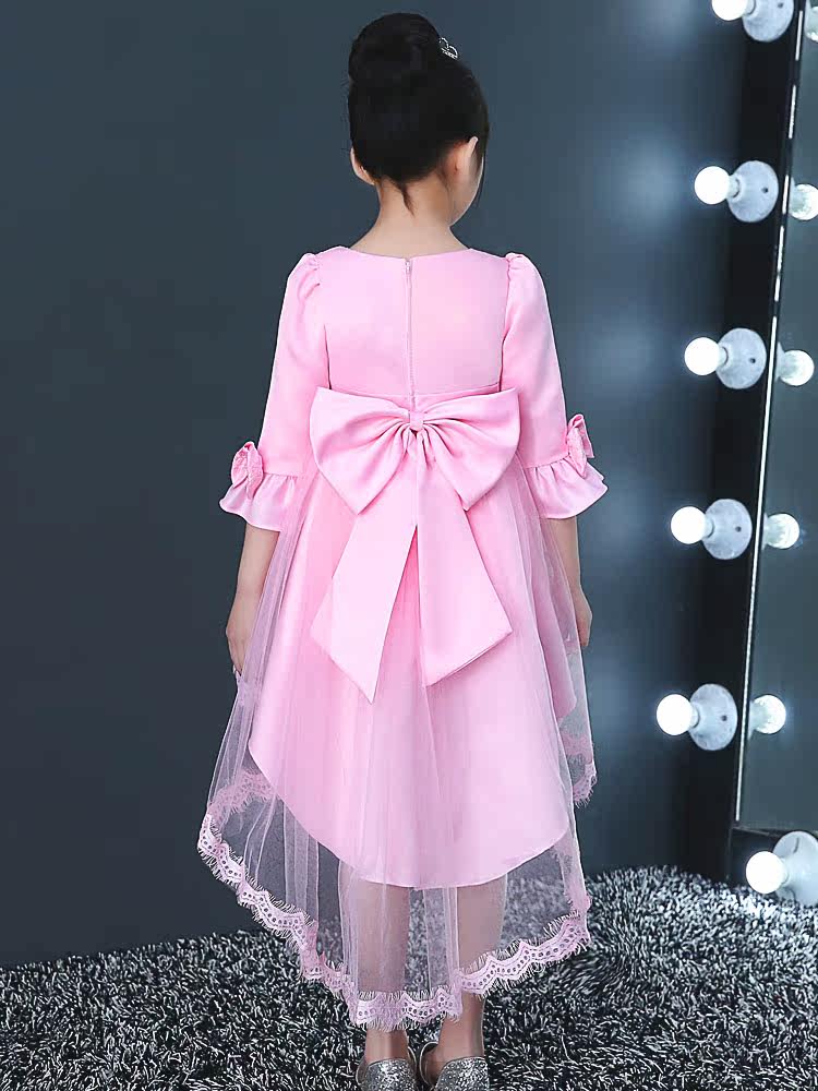 Girls autumn 2020 new dress little girl princess dress Western style puff yarn skirt children's dress long sleeve