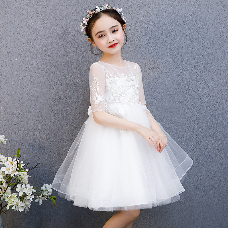 Ăn mặc cô gái mùa hè ăn mặc 2020 New Super-Air chúa váy Little Girl trẻ em Fluffy ăn mặc