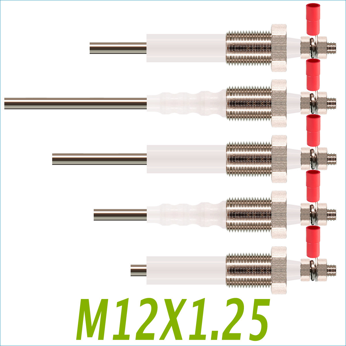 M12*1.25 不锈钢304锅炉开水机水位电极液位探针探头传感器感应器