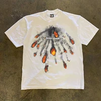 История Сяо Чена составляет 260 граммов тяжелого хлопка!Creative Creative Simple Printing Harajuku
