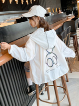 Girl Sunscreen Wear Thin summer Anti-UV-resistant sunscreen for children jacket Cardiovert Air Conditioning Sweatshirt Damp