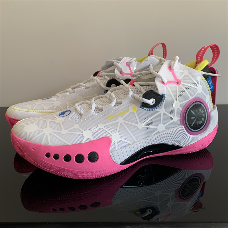 Li Ning Fission VII Phantom 3 Basket Sneakers 21 New Men Shock Absorbing Sports Field Shoes ABPR049 ABPS041