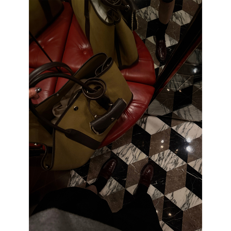 【Garden Series】Ayuko Canvas Leather Garden Bag Large Capacity Tote Bag Crossbody Handbag