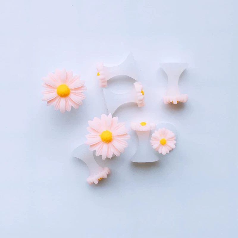 Dụng cụ làm móng mới của Nhật Bản Móng chân tách silicone Chân kim cương Silicone Splitter - Công cụ Nail đèn led làm nail