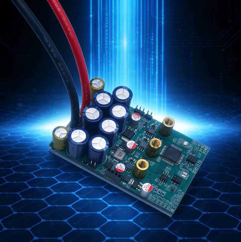 Brand New Guangli Electronics Benjamin Vesc75100 Aluminum Substrate Beginner-Friendly Electric Learning Esc Hall Magnetic Encoder