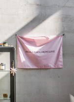 VM original design becomes love hanging cloth cotton wall shooting background cloth simple Nordic ins home decoration