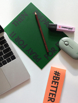 vm original design mouse pad pvc text design color cartoon mouse pad cute wrist pad