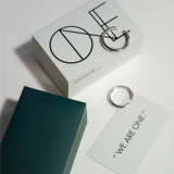 Оригинальное дизайнерское регулируемое обручальное кольцо для влюбленных, серебро 925 пробы