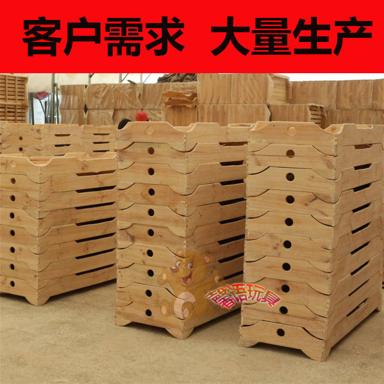 Manufacturer Direct Kindergarten Children's bed Solid wood bed Toddler bed Afternoon Nap Bed Heavy Folding Bed Care Bed Toddler Cot Toddler Special Bed