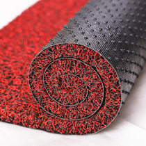 Door mats home entry dirt-resistant carpet door entrance bathroom floor mat silk circle mat can be cut car mat