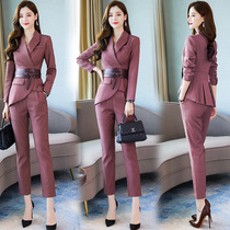 2021 spring new waist celebrities Korean version of professional blazer suit suit women small fragrant style temperament fashion