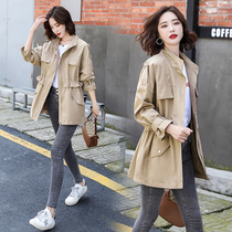 Wind clothes female short section Small sub pop Inn Wind 2022 Spring autumn season new Korean version Temperament Casual Tooling Jacket