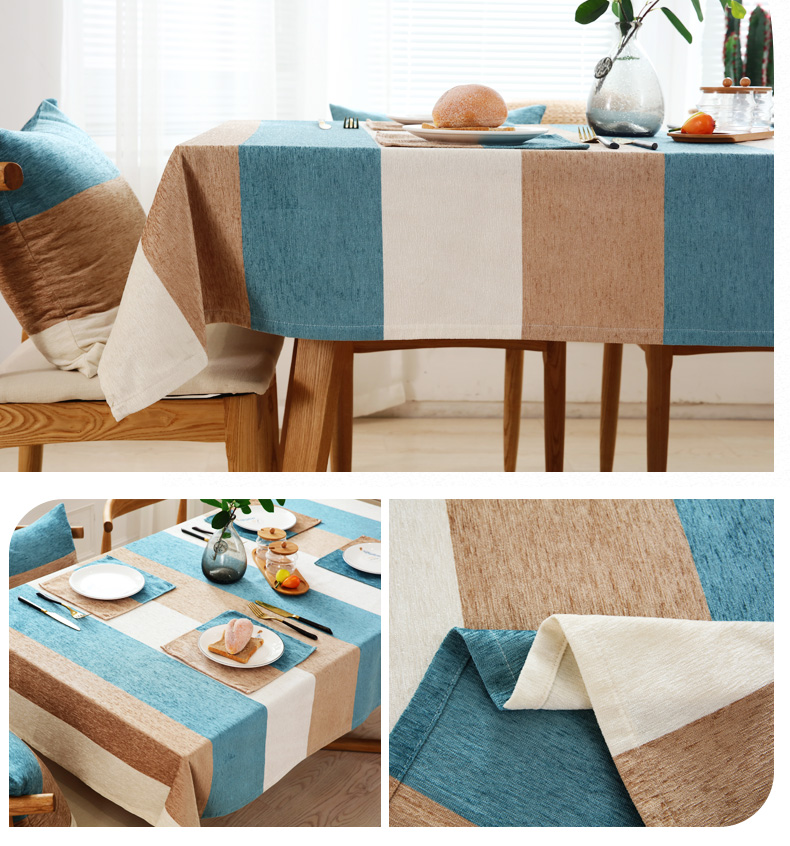 Khăn trải bàn bằng vải cotton và vải lanh nhỏ tươi phong cách Châu Âu hình chữ nhật thường xuyên bàn cà phê khăn trải bàn khăn trải bàn in lưới đỏ tùy chỉnh - Khăn trải bàn khăn trải bàn ăn cao cấp