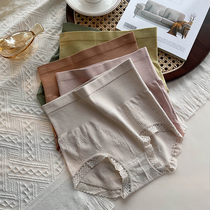 High waist collection underpants female pure cotton antibacterial crotch Modale big code collection small belly full cotton lift hip lady triangle pants