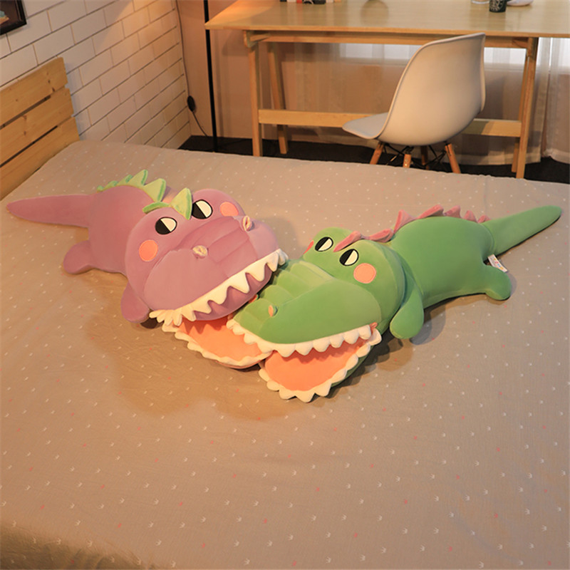 Name Genesis cute simulation Crocodile doll supersize plush toy Pillow Ultra Soft Paparazzi boy to sleep-Taobao