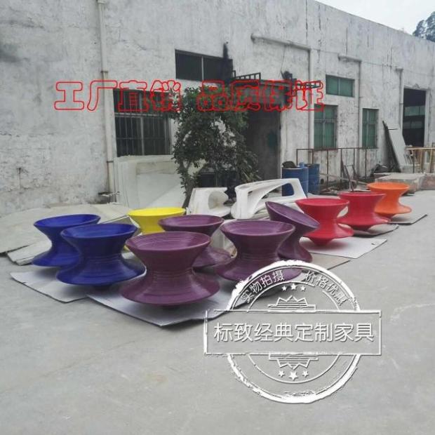Ghế sợi thủy tinh gyro ghế ngoài trời giải trí ghế sofa 360 độ xoay sáng tạo chải đồ nội thất ghế phòng chờ - Đồ nội thất thiết kế sofa gỗ sồi