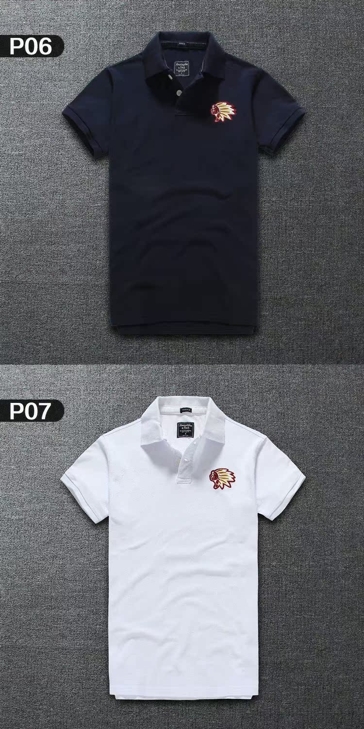 Mùa hè 2018 mới af áo sơ mi polo ngắn tay nam kinh doanh bình thường màu rắn hươu cotton áo thun mỏng áo cotton nam