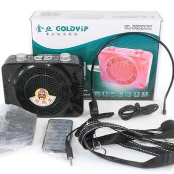 Jinye 9166 Waist-Mounted Amplifier Teaching Tour Guide Music Opera Playback Radio U Disk Tf Card Playback High Power