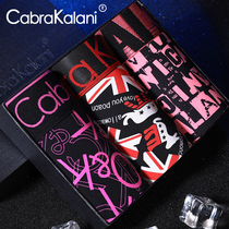 cabrakalani mens underwear mens ice silk breathable thin boxer pants summer youth tide boxer pants cak