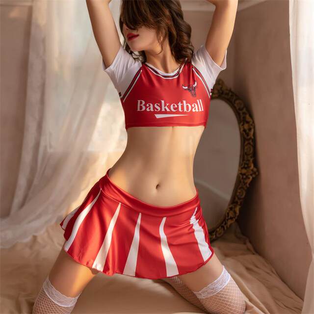 Bra Underwear Sexy Football ເດັກນ້ອຍ Split Suit Cosplay Cheerleader Uniform One Piece Dropshipping