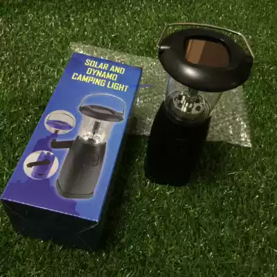 LED solar * hand cranked dual function camping light * mountaineering * outdoor * travel safety * emergency rescue * Sichuan