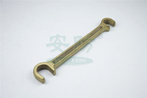  Explosion-proof double-headed C-type wrench Aluminum bronze beryllium bronze double-headed C-type 200mmC type wrench Security wrench without spark