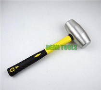  Security double-sided aluminum hammer 500g round drum hammer custom-made surface-changing hand hammer aluminum barrel German hammer cylindrical rubber hammer
