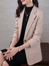 Light Extravagant 100 Hitch Professional Casual Western Suit Suit Women 2022 Spring Autumn New Korean Version Fashion Little Subsuit Jacket