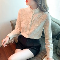 Gush thickened Ocean Inner Lap Lace Gown Lady 2022 Spring Autumn New Korean Version Fashion 100 Hitch Bottom Shirt