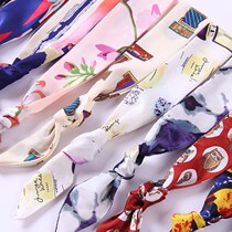 Beautiful decoration tie bag ribbon female wild handle tie bag tie handle ribbon tie bag scarf boasa