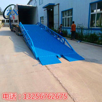 8 ton mobile boarding bridge electric container boarding bridge lift forklift container loading and unloading platform