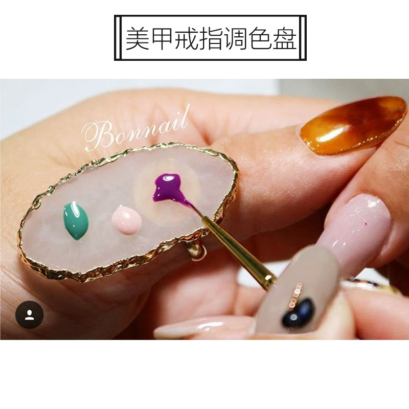 Tang Niu Nail Nhật Bản nhựa vòng bảng màu sơn Halo lông mi Ghép vòng bảng công cụ - Công cụ Nail