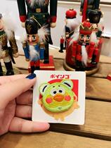  Japan docomo parrot brother Poinenco chicken plush doll embroidered fabric brooch