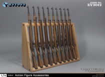 ZYTOYS ZY3012--1 6 wooden gun rack weapon rack rifle rack log model