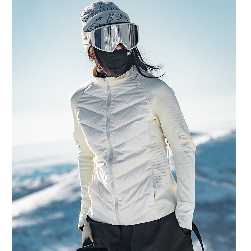 Лыжный теплый пуховик John snow ski, женский легкий теплый жилет среднего слоя, тонкий мужской жилет на открытом воздухе