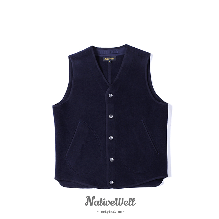 Nativewell Australian Merino Wool Vintage Vest Warm Inner Layer