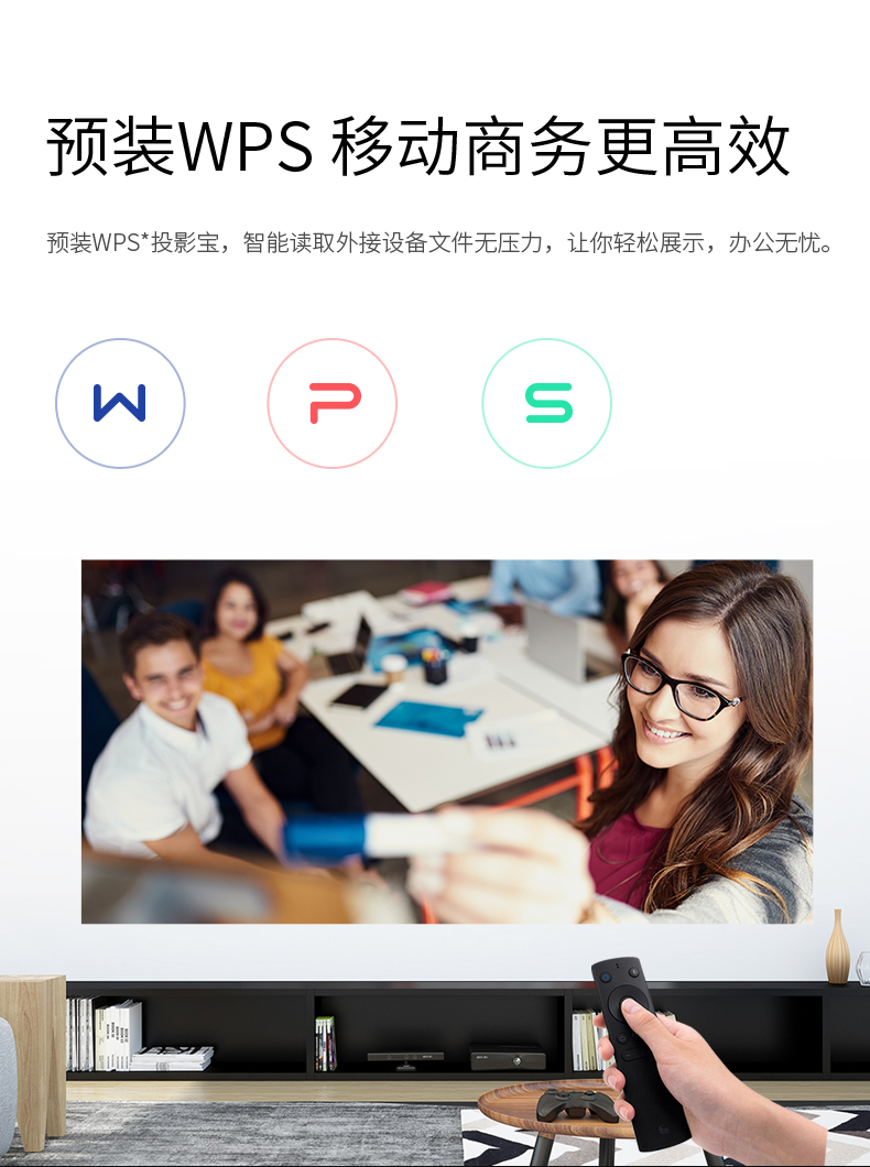 Micro Whale K1plus Portable Mini Home HD WIFI Projector Hỗ trợ 1080P Smart 4K Micro Projector