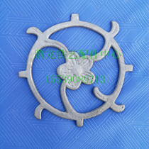 Wrought iron fittings cast iron Hot Wheel cast iron flower Ma Steel flower Hot Wheel circle wrought iron gate fence fittings 1080