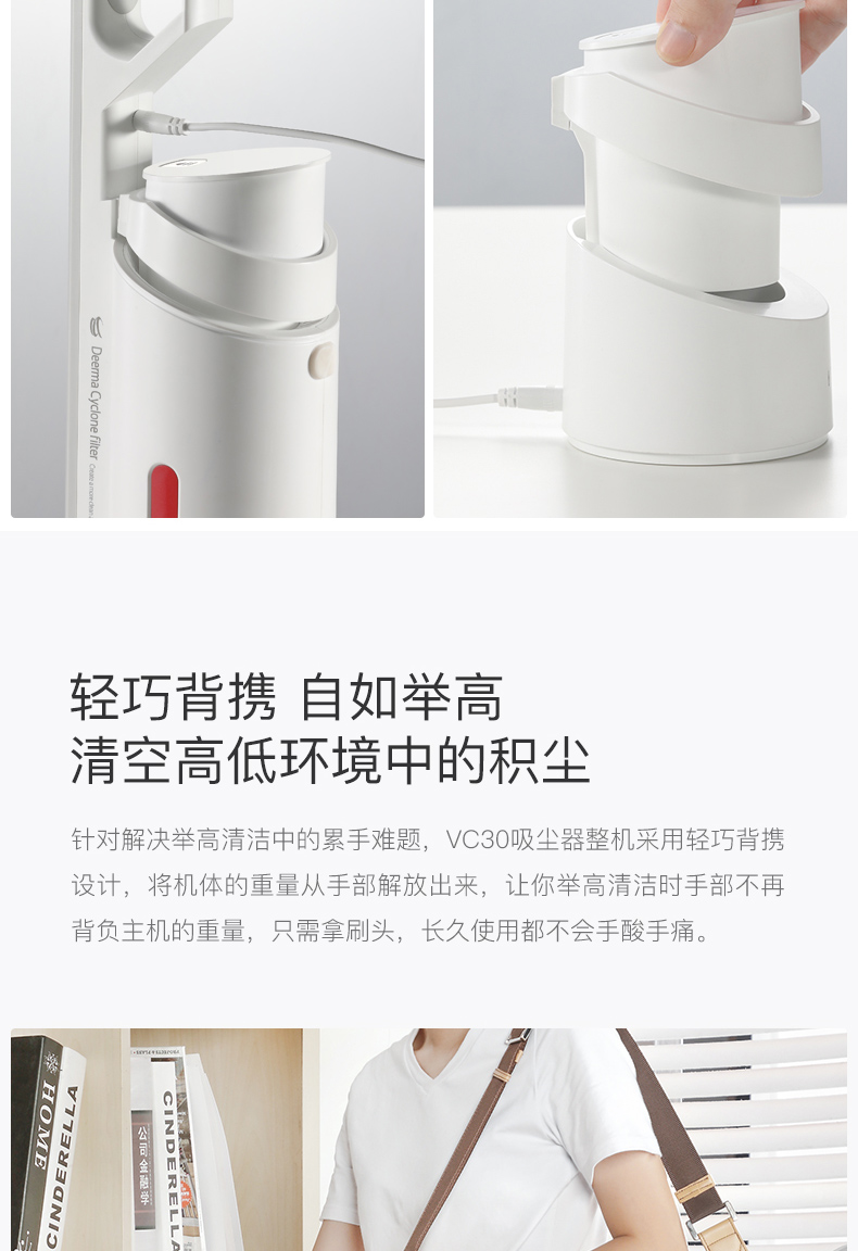 Máy hút bụi không dây Delma nhà cầm tay siêu yên tĩnh nhỏ mạnh mẽ hút công suất cao hạt kê hút lớn - Máy hút bụi máy hút bụi dùng pin