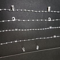 Cross-border premium vertical curtain venetian blinds PVC venetian bottom bead clip bottom bead plastic stainless steel bottom bead bead chain