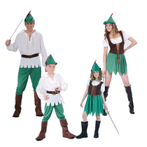 Halloween children female COS Wizard of Oz show costume adult male hunter Robin Hood Peter Pan costume