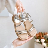 Летняя подходит с юбкой, сандалии, обувь, туфли, французский стиль, мягкая подошва, против усталых ног, большой размер