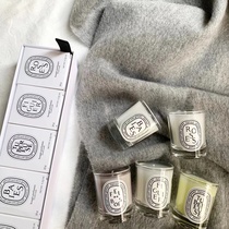 In stock diptyque candle aromatherapy 2022 five-piece set 35g*5 gift souvenir