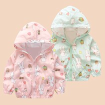 Bala Balara Girl Jacket Spring Autumn Children Dress New Cartoon Jackets Middle Children Sports Long Sleeves Zipped Shirts