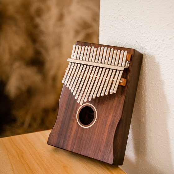 安德鲁拇指琴玫瑰木卡林巴琴17音入门女生初学者乐器闭眼弹乐器