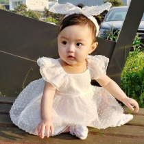 ins summer dress womens baby princess nepotism baby triangle khaclothes climb to the full moon gown