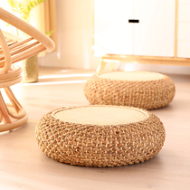 Rattan futon seat tatami cushion padded Japanese meditation kneeling worship Buddha meditation mat living room