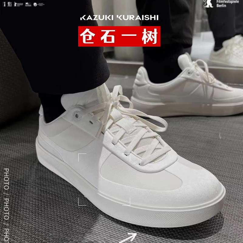 Kangshi Yishu Men's Shoes, Summer Breathable Sneakers, High-End Versatile German Training Shoes, Super Comfortable Thick-Soled White Shoes