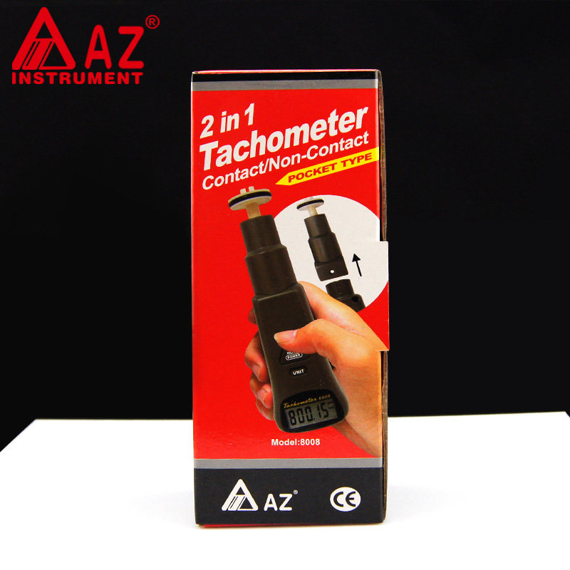 Hengxin AZ8008 non - contact motor speed gauge of motor speed measurement meter is dual - use speed meter